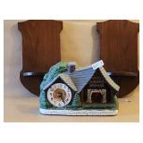 Wooden Sconces Electric Clock