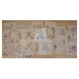 Unknown Artist Pencil Drawings Superheroes