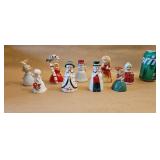 Napco Japan Porcelain Christmas Bells