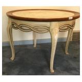 Marble Top End Table 30 Diameter 20h