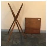Oak End Table Plant Stand 15ï¿½ Square