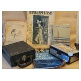 Book Magazine Lot Crayon Case Trinket Box with