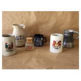 Pottery Metal Ceramic Mugs Felsenau Bier 1776