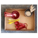 Kitchen Aid Measuring Spoons, Cups Metal Measuring