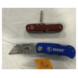 Pocketknife and Utility Knife