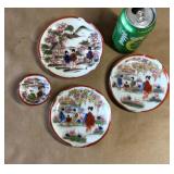Hand Painted Nippon Japanese Dish Lot
