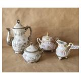 Lefton Creamer Sugar and Tea Pot Sugar
