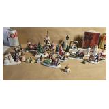 Christmas Miniature Collectibles Composition