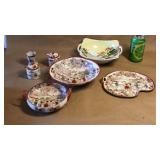 Hand Painted Japanese Made in Japan Dish Lot