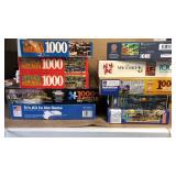 Puzzles and Battleship Game Lot