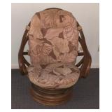 Rattan, Wicker, Bamboo Swivel Rocker,