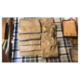 WWII Military Fatigues Button Fly Pants and Shirt