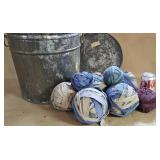 8 - Approx. 5" and Smaller Diameter Rag Balls