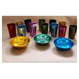 Bascal  Spun Aluminum Glasses and Bowls