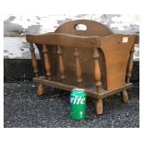 Wood Magazine Rack