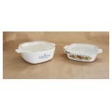 Corning Ware 1.5 qt, 1 qt with Lids