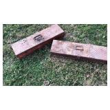 Red Tractor Toolbox Lot