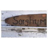 Sorghum Wooden Sign