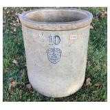 10 Galllon Crock UHL Pottery Co, Huntingburg, IN