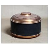 Aztec Southwest Copper Cedar-Lined Humidor Black