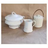 Iron Stone Chamber Pot Pitcher Ceramic Woven