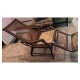 Tiger Oak Antique Wheel Chair Needs TLC