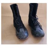 DURATEX FELT MILITARY BLACK BOOTS 2 LEFT FOOT