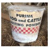 Vintage Paper Purina Hog Cattle Dusting Powder