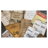 Assorted Farm Equipment Msnuals