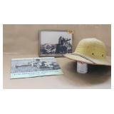1940s Straw Hat 8x10, Agriculture Calendar,