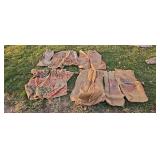 18 Burlap Feed Sacks Purina Indiana Certified