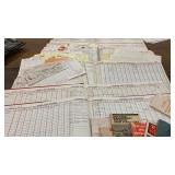 Farm Record Books Handwritten Farm Receipts