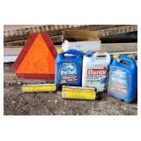 Caution Sign Peak Durex Antifreeze Lithium Grease