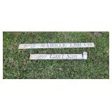 Wood Signs Sold By MARKLE LBR CO Super Can