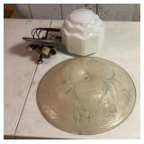 Ceiling Light Shades Art Deco and Round Thick