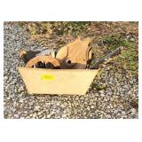 Tool Box Hammer Horseshoe Nails Wooden Pulley