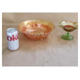 Northwood Carnival Candy Dish Marigold Carnival