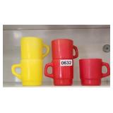 Vintage Fire King Coffee Cup Set
