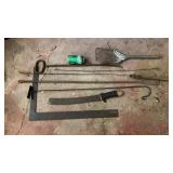 Long Farm Tool Lot