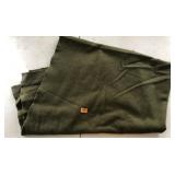 Military Green Wool Blanket