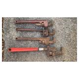Pipe Wrench Lot