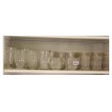 Glassware Clear Cut  4 Styles Pedestal Creamer