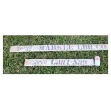 Wood Signs Sold By MARKLE LBR CO Super Can