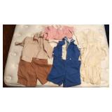 Vintage Childrenï¿½s Clothes Lot Button Flap (Torn)