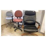Desk Chair Lot (3)