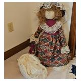 Standing Doll Musical Baby Doll Cradle