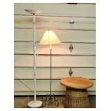 Floor Lamps Wicker Table