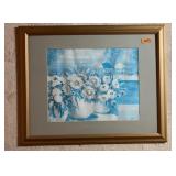 Framed Flowers Wall Art 31x25