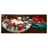 Christmas Stocking Holders Tree Skirt Ornaments