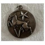 Margot De Taxco Sterling Silver Zodiac Capricorn